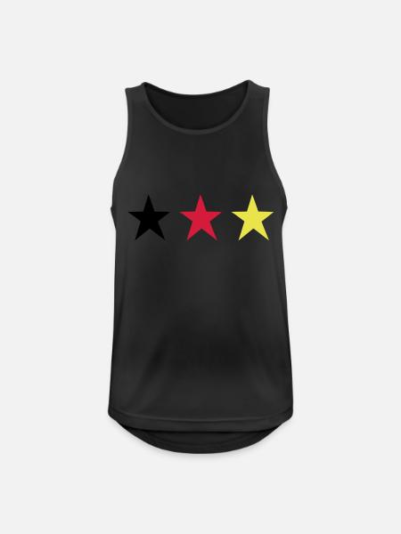 German Trible - Männer Tank Top atmungsaktiv - Schwarz