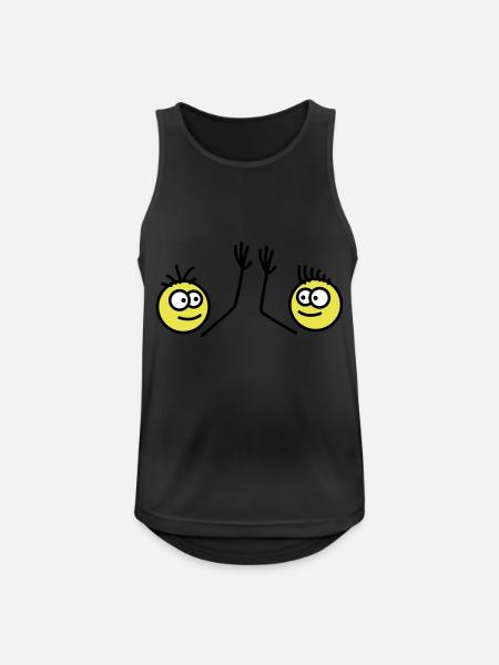 Bros - Men's Breathable Tank Top - black