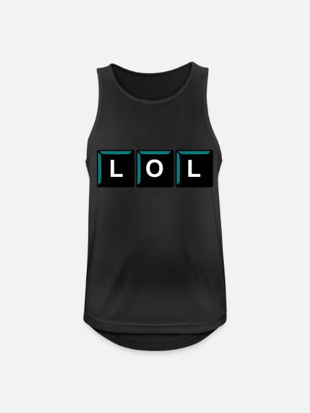 Lol - Men's Breathable Tank Top - black