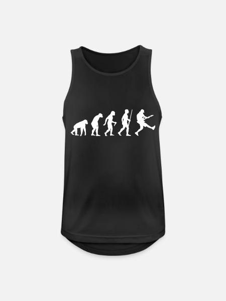 Bass Gitarrist Evolution - Männer Tank Top atmungsaktiv - Schwarz