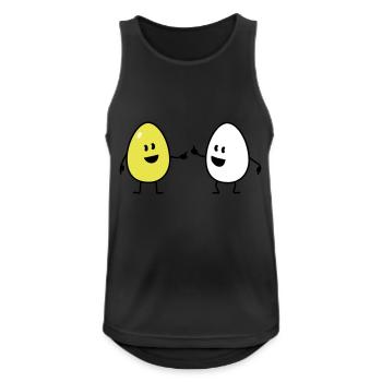 eggs - Men's Breathable Tank Top - black - Front - Nick (188cm)