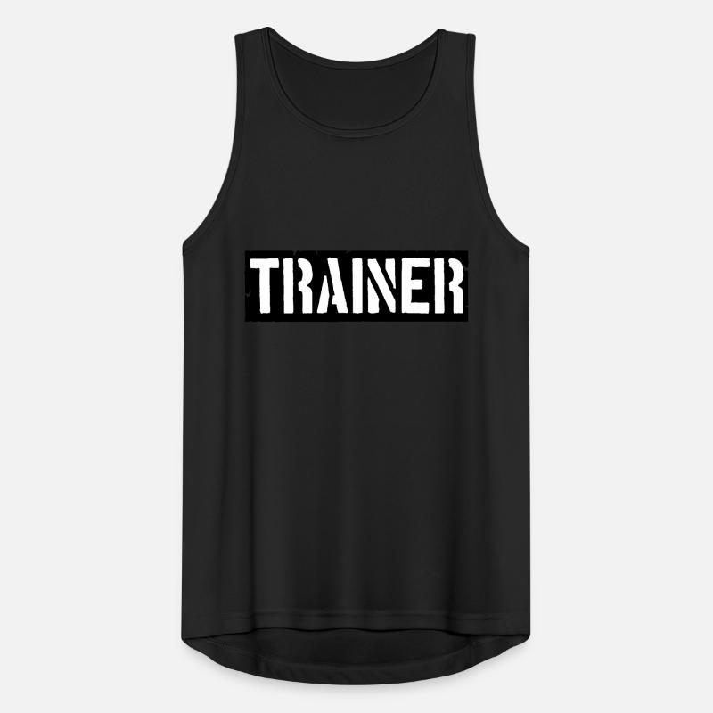 Trainer Logo Design Männer Tank Top atmungsaktiv