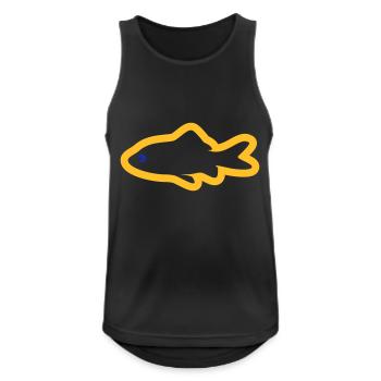 Goldfish - Men's Breathable Tank Top - black - Front - Nick (188cm)
