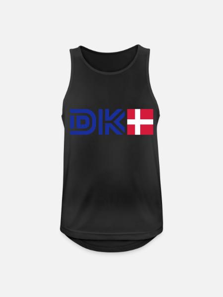 Denmark__V001 - Men's Breathable Tank Top - black