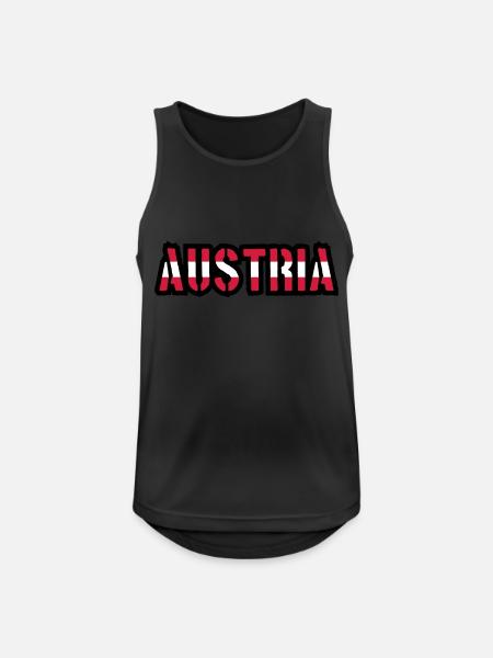 Austria Design - Débardeur respirant Homme - noir