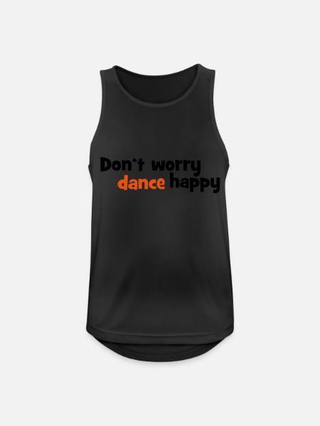 dance - Men's Breathable Tank Top - black
