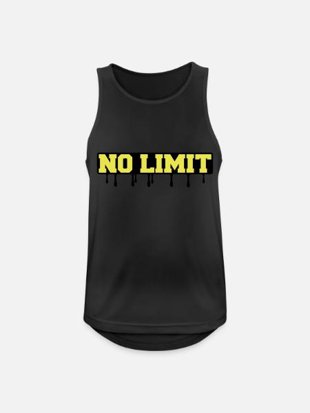 no_limit2 - Men's Breathable Tank Top - black