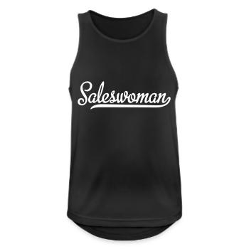 Marketing - Men's Breathable Tank Top - black - Front - Nick (188cm)