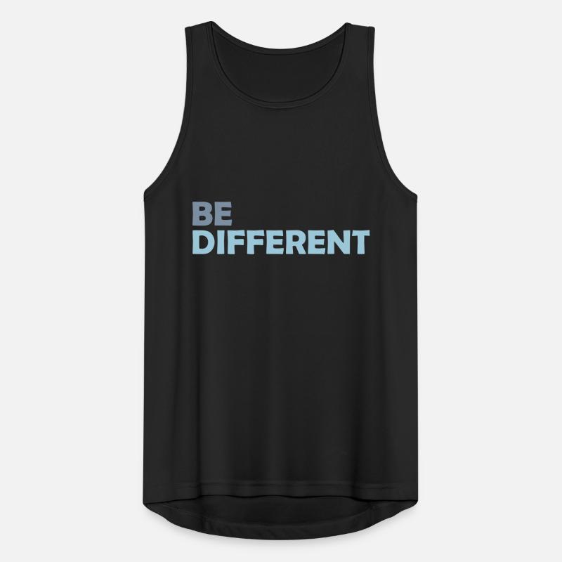 Be different Logo Design Männer Tank Top atmungsaktiv
