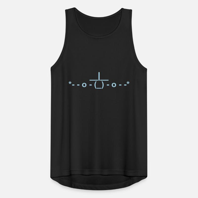 Flieger-LayOut-Flockfähig Männer Tank Top atmungsaktiv