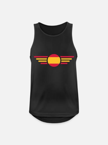 Wing Flage Spain - Men's Breathable Tank Top - black