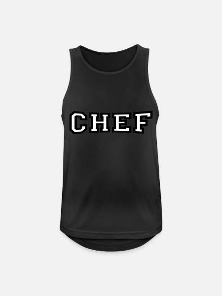Chef - Men's Breathable Tank Top - black