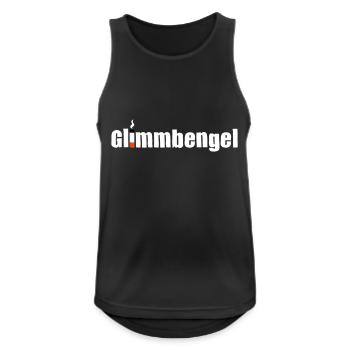 Glimmbengel No. 1 - Männer Tank Top atmungsaktiv - Schwarz - Vorne - Nick (188cm)