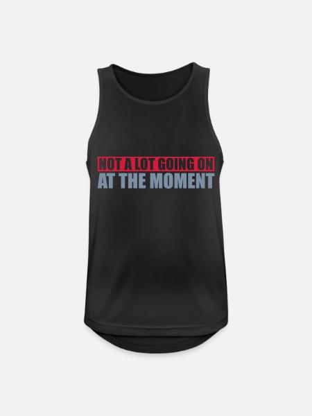 Not much going on - Men's Breathable Tank Top - black