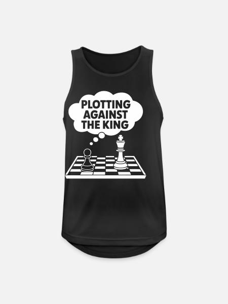 Plotting Against the King - Men's Breathable Tank Top - black