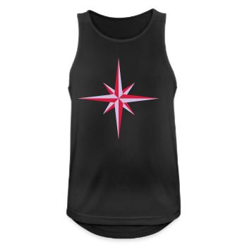 Compass - Men's Breathable Tank Top - black - Front - Nick (188cm)