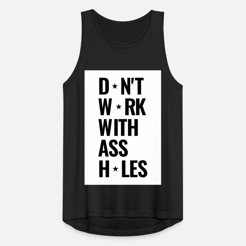 Working in the office is not always fun Men's Breathable Tank Top