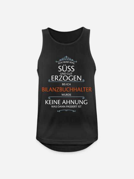 Bilanzbuchhalter Beruf - Männer Tank Top atmungsaktiv - Schwarz