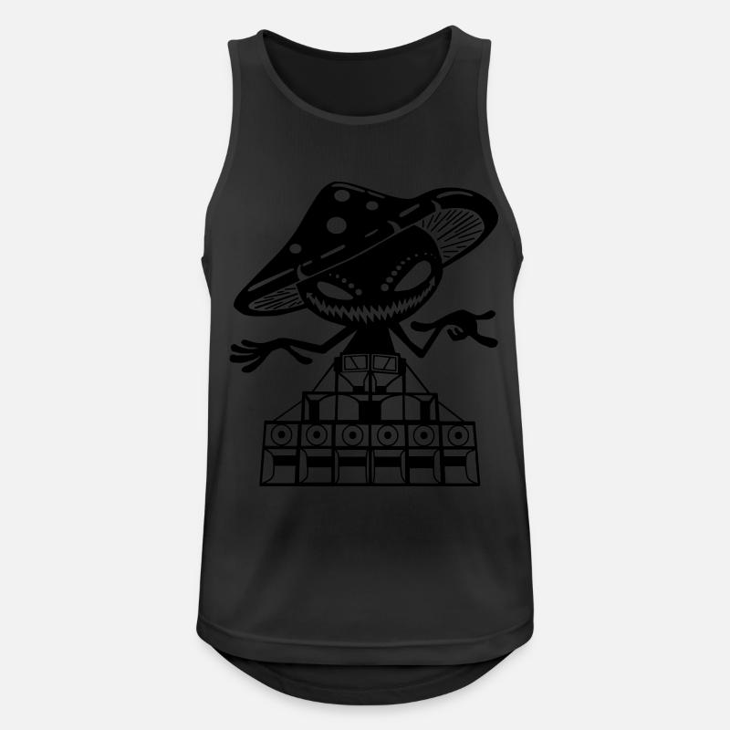 psylosound system small - Men's Breathable Tank Top - black