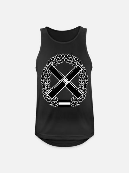 artillery - Men's Breathable Tank Top - black