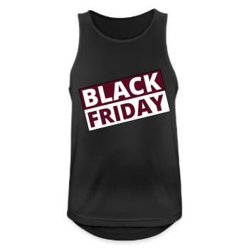 Black Friday - Men's Breathable Tank Top - black - Front - Nick (188cm)