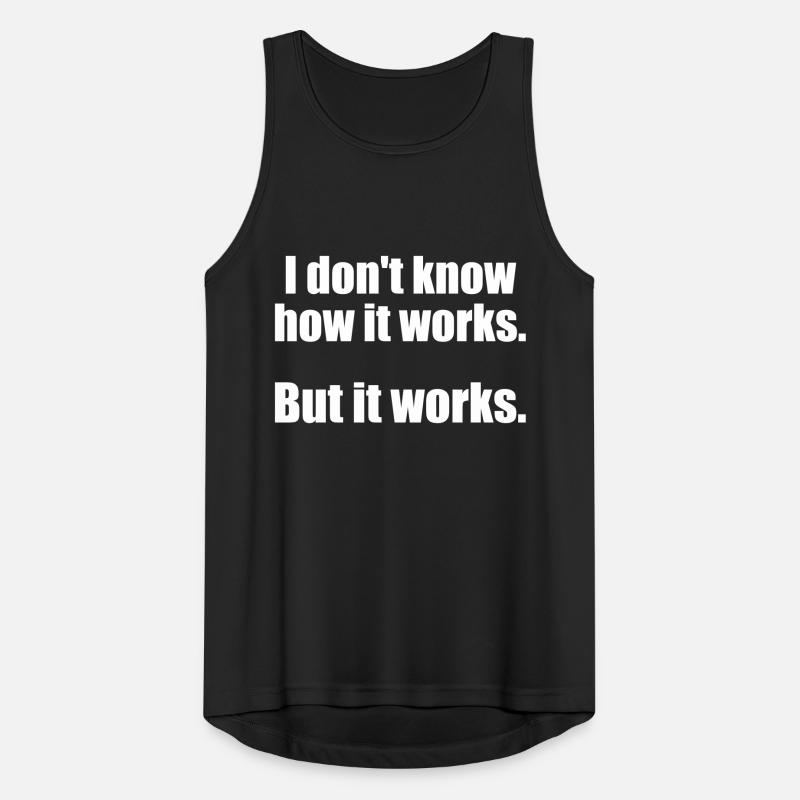 Programmierer, Software, Informatik, Developer Männer Tank Top atmungsaktiv