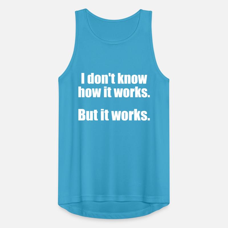 Programmierer, Software, Informatik, Developer Männer Tank Top atmungsaktiv