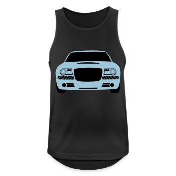 Car Auto - Männer Tank Top atmungsaktiv - Schwarz - Vorne - Nick (188cm)