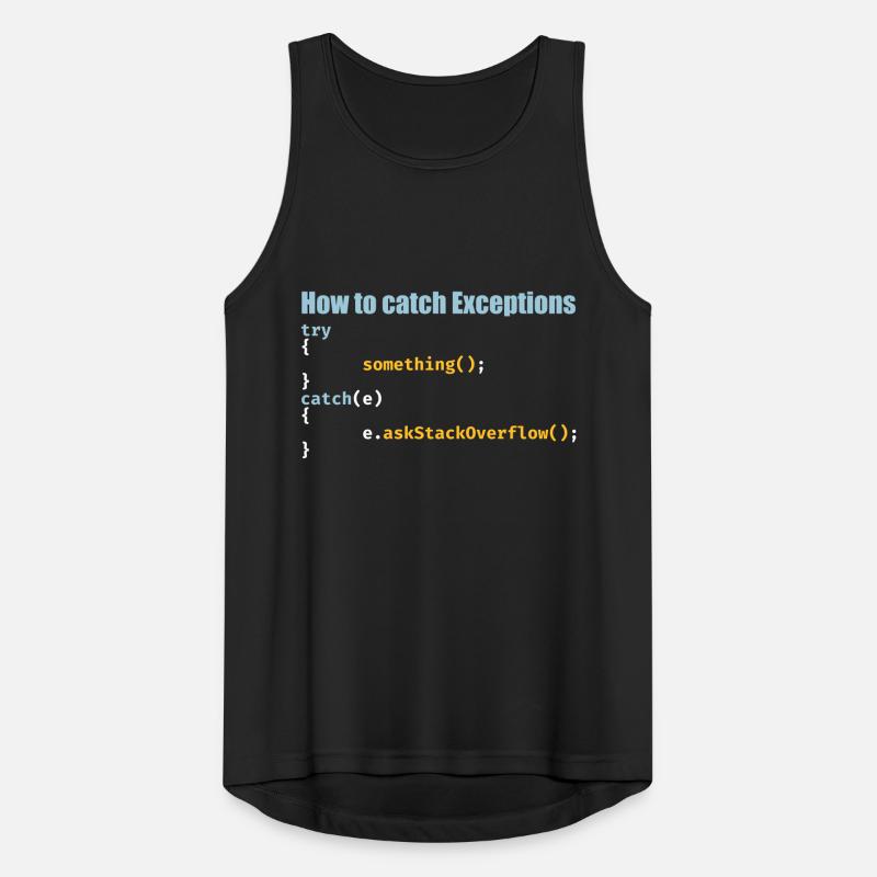 Programmierer, Software, Informatik, Developer Männer Tank Top atmungsaktiv