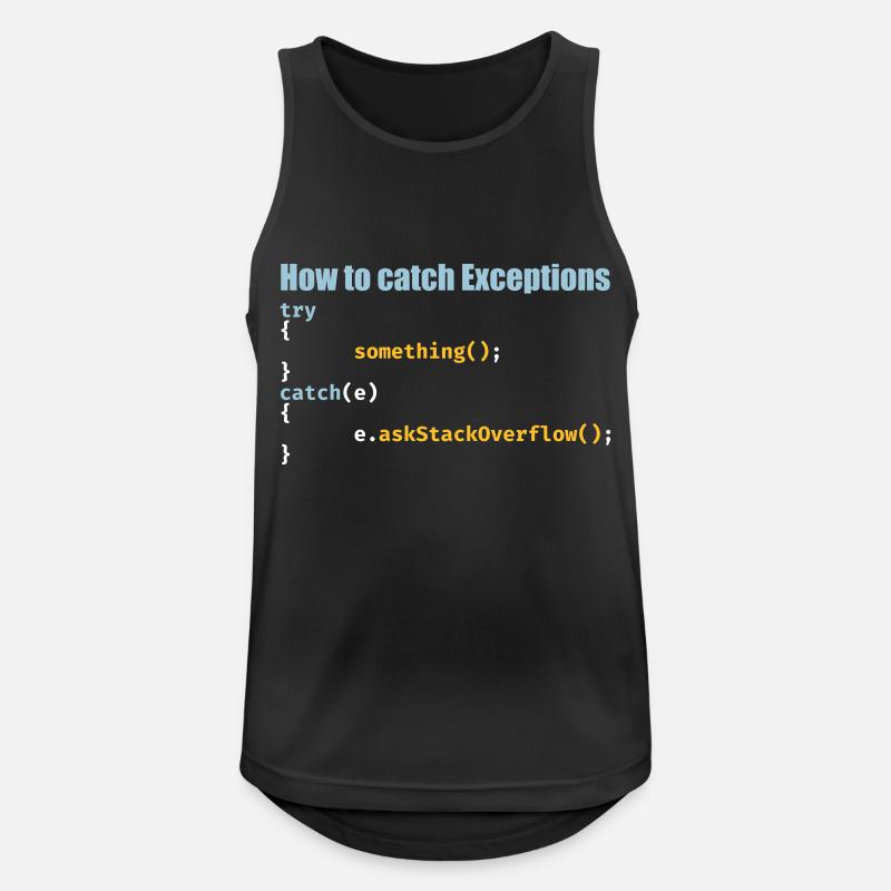 Programmierer, Software, Informatik, Developer - Männer Tank Top atmungsaktiv - Schwarz