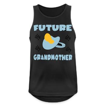 Future grandmother - Men's Breathable Tank Top - black - Front - Nick (188cm)