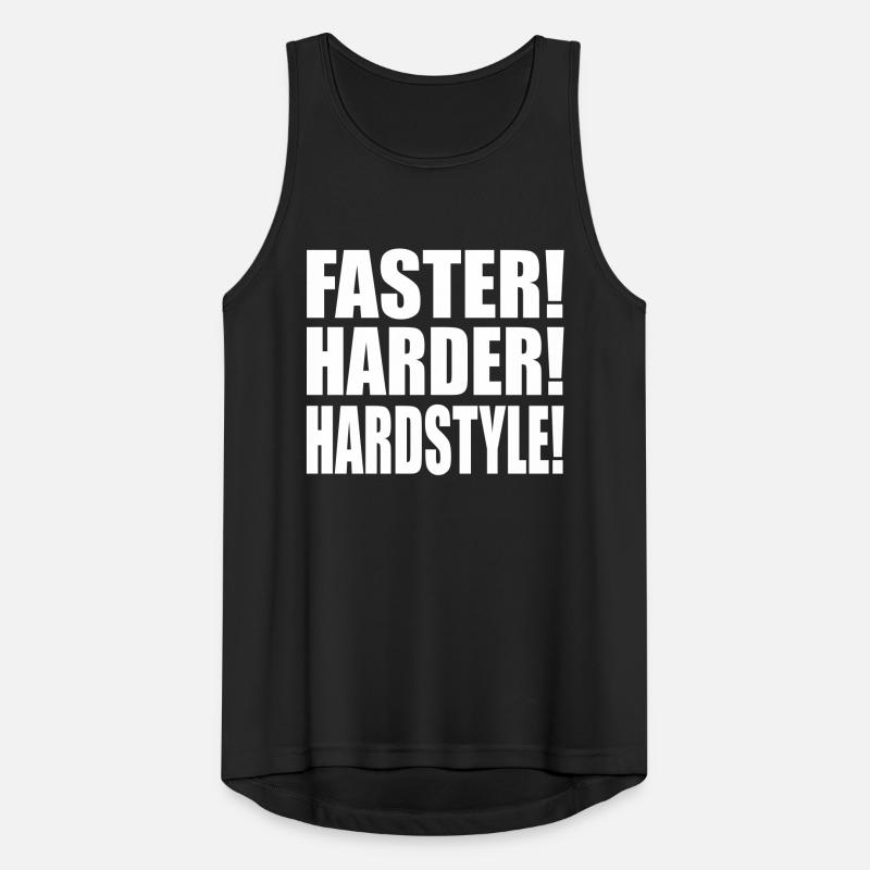 Faster Harder Hardstyle Débardeur respirant Homme