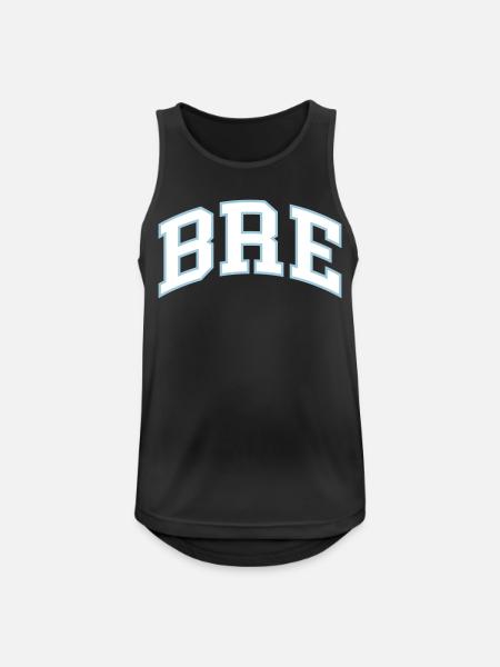 Bre - Men's Breathable Tank Top - black