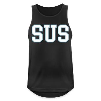 Sus - Men's Breathable Tank Top - black - Front - Nick (188cm)
