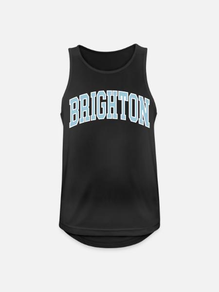 Brighton - Männer Tank Top atmungsaktiv - Schwarz