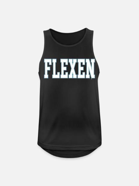 Flexing - Men's Breathable Tank Top - black