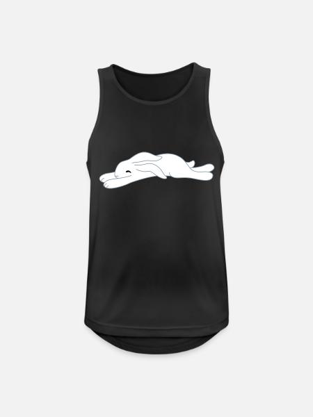 tired bunny - Men's Breathable Tank Top - black