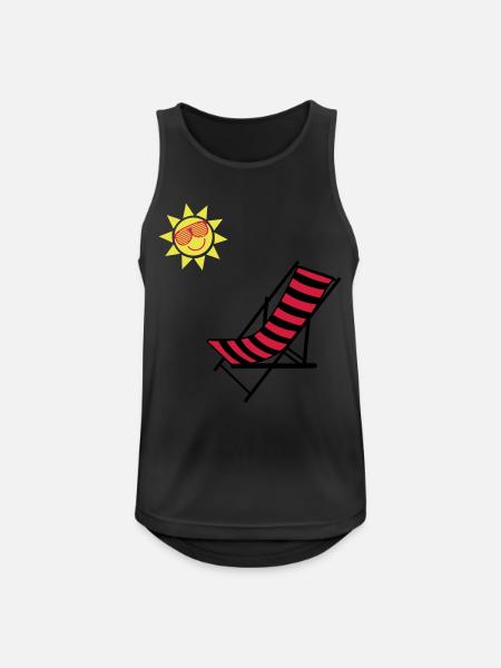 sonnenstuhl2 - Men's Breathable Tank Top - black