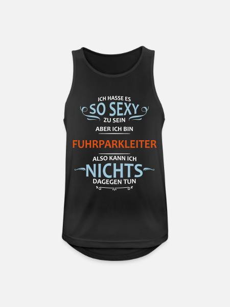 Fuhrparkleiter Beruf - Männer Tank Top atmungsaktiv - Schwarz