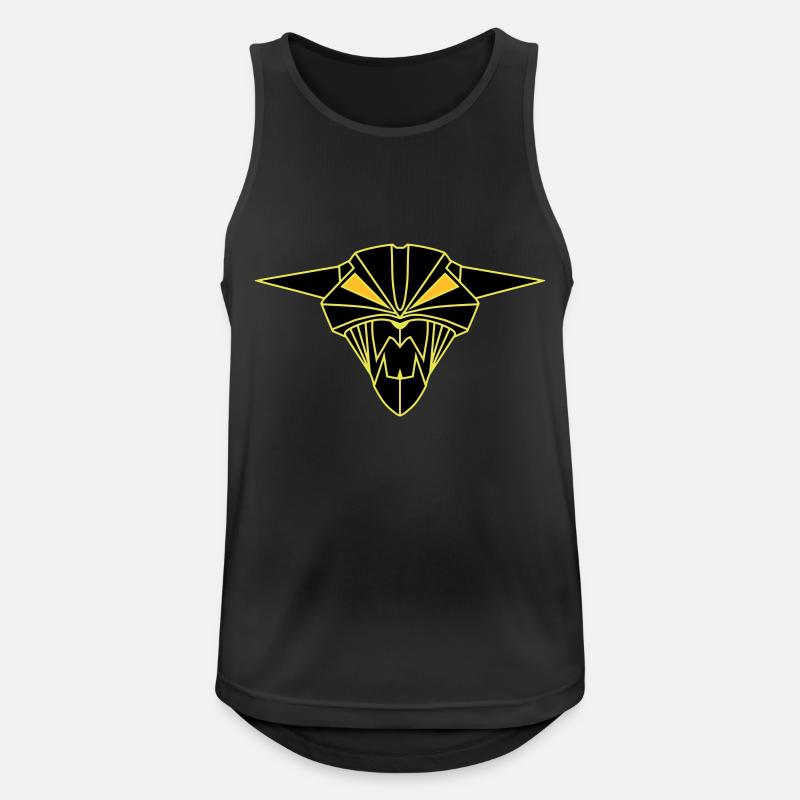 BIONIC DEVIL CAT !!! - Men's Breathable Tank Top - black