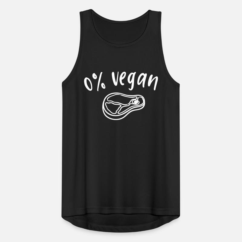 Steak grillen Fleisch Fleischesser Fleischfresser Männer Tank Top atmungsaktiv