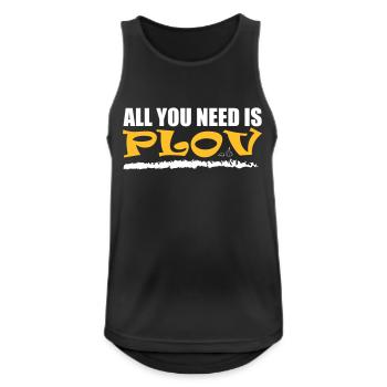 All you need is Plov - Men's Breathable Tank Top - black - Front - Nick (188cm)