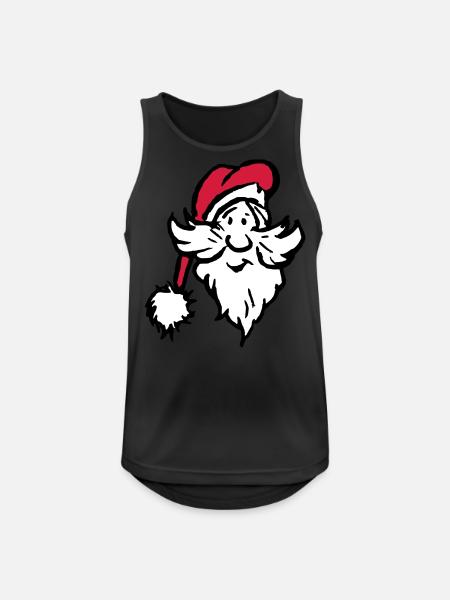 Christmas man icon - Men's Breathable Tank Top - black