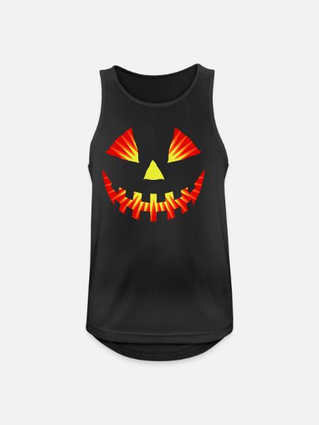 Kürbis-flex - Männer Tank Top atmungsaktiv - Schwarz
