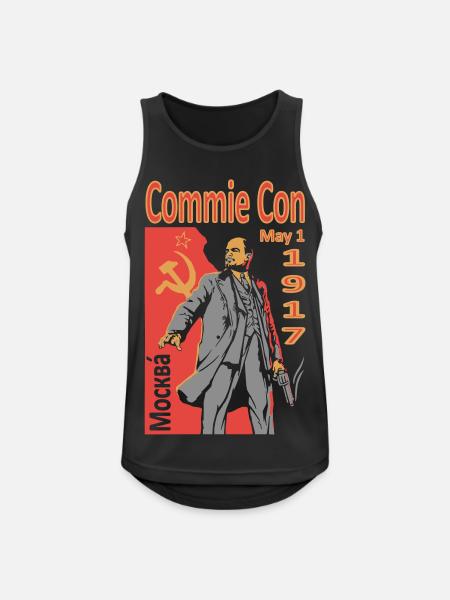 CommieCon1917 - Männer Tank Top atmungsaktiv - Schwarz
