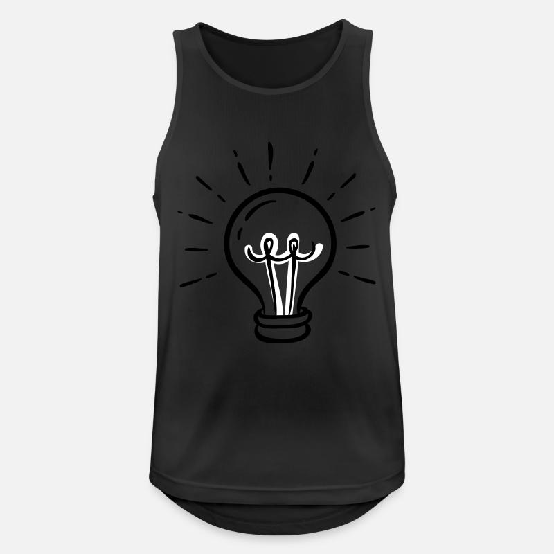 Ich habe eine neue Idee! - Männer Tank Top atmungsaktiv - Schwarz