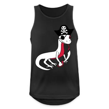 pirat seeraeuber kapitaen matrose seebaer schiff b - Männer Tank Top atmungsaktiv - Schwarz - Vorne - Nick (188cm)
