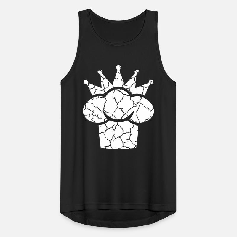 Chapeau de chef Crown King Chef Kitchen Master Débardeur respirant Homme