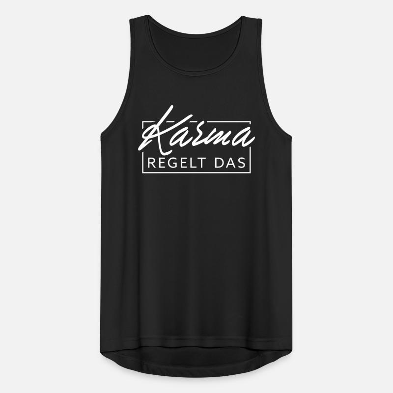 Le karma régule cela Débardeur respirant Homme