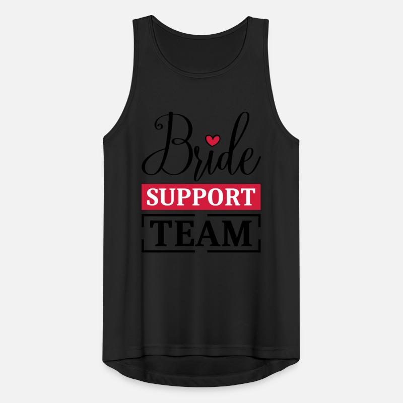 Bride Support Team Men's Breathable Tank Top